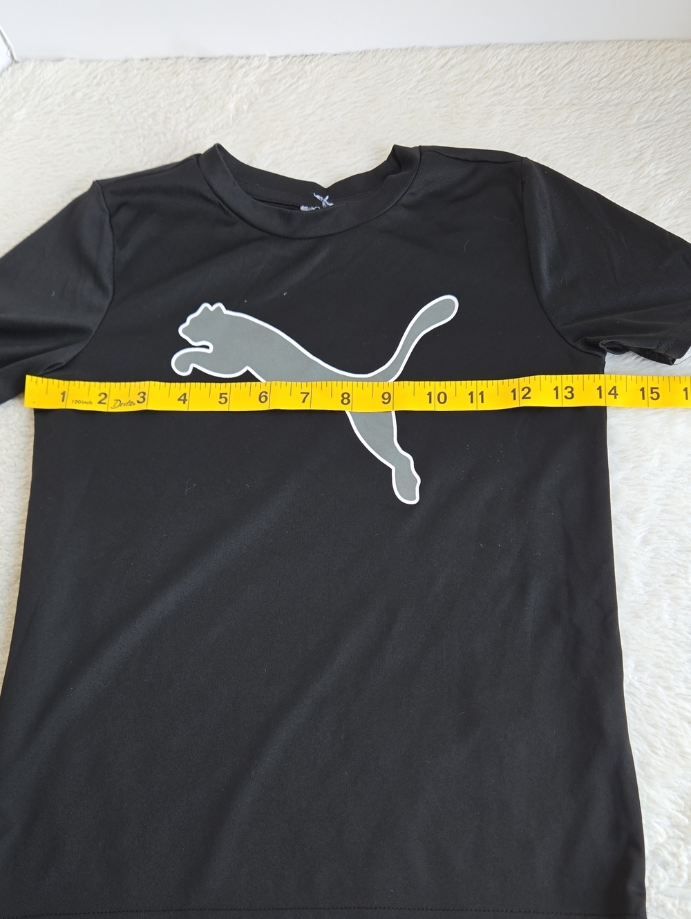 Puma Boys Black Active Athletic Set Short & Tee Size 7 - Picture 10 of 16